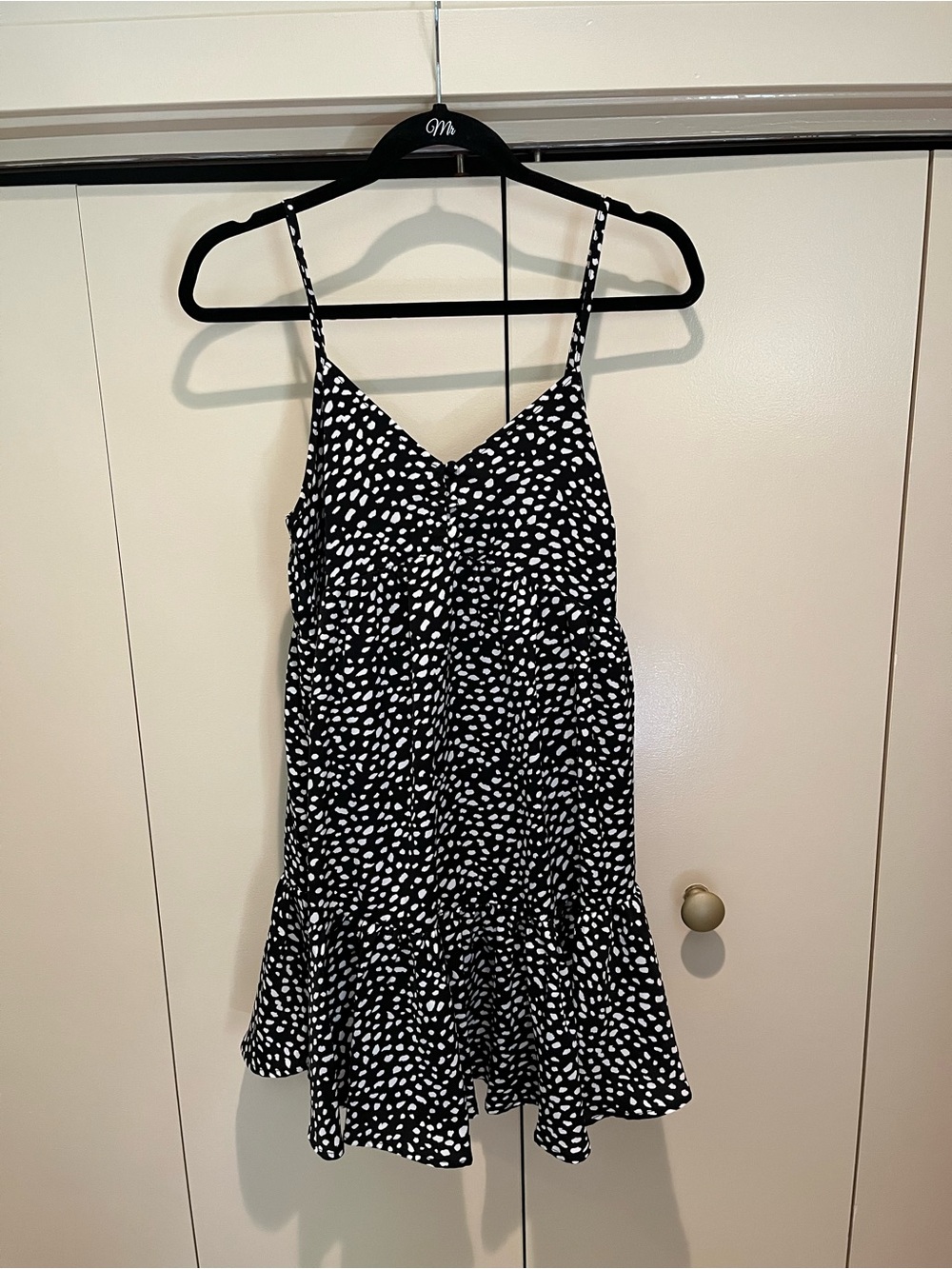 Altar’s State Black and White Dot Sundress